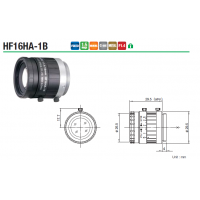 Fujinon HF16HA-1B 2/3" 1.5 Megapixel Factory Automation/Machine Vision